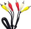 Av Cable 3Rca To 3Rca ( Red, White & Yellow) For Dvd Players image