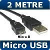 2x 2m USB 2.0 A Male to A Male Cable Lead image