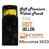 Premium Velvet Soft Cover Sleeve Bag For Micromax X78 image